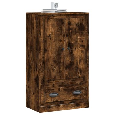 vidaXL Highboard røkt eik 60x35,5x103,5 cm konstruert tre