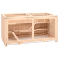 vidaXL Hamsterbur 89,5x45x45 cm heltre gran