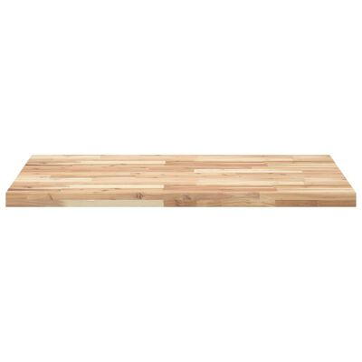 vidaXL Bordplate ubehandlet 120x70x4 cm heltre akasie