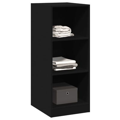 vidaXL Garderobe svart 48x41x102 cm konstruert tre