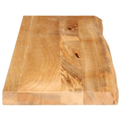 vidaXL Bordplate med naturlig kant 110x30x2,5 cm heltre mango