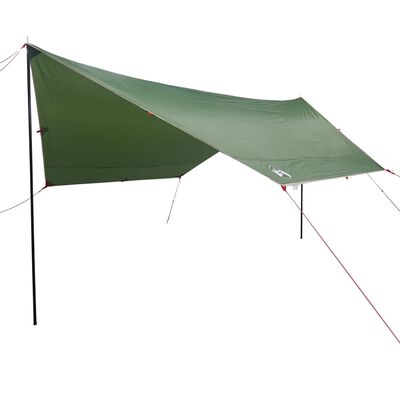 vidaXL Campingpresenning grønn 430x380x210 cm vanntett