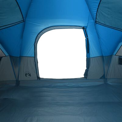 vidaXL Kuppeltelt for camping 11 personer blå vanntett