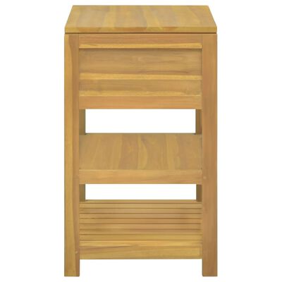 vidaXL Baderomsskap 60x45x75 cm heltre teak