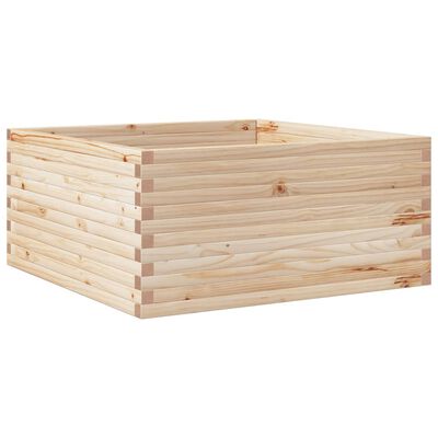 vidaXL Plantekasse 100x100x46 cm heltre furu