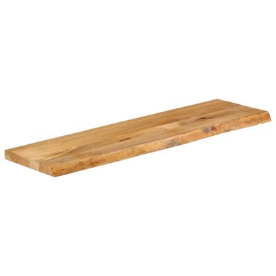 vidaXL Bordplate med naturlig kant 110x30x2,5 cm heltre mango