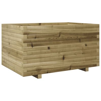 vidaXL Plantekasse 90x60x49,5 cm impregnert furu