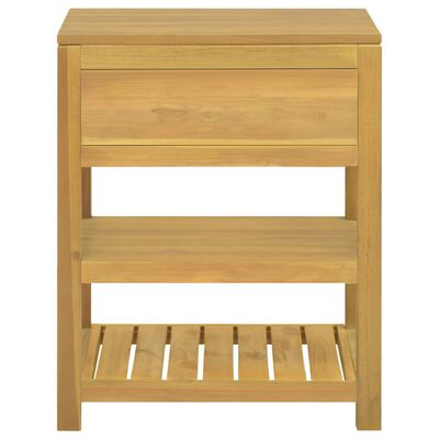 vidaXL Baderomsskap 60x45x75 cm heltre teak