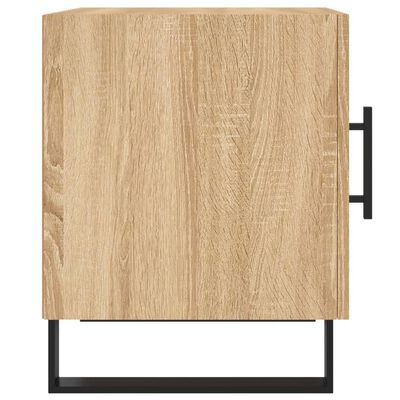 vidaXL Nattbord 2 stk sonoma eik 40x40x50 cm konstruert tre