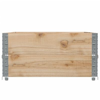 vidaXL Pallekarmer 2 stk 120x80 cm heltre furu