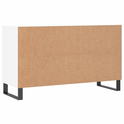 vidaXL Skoskap hvit 102x36x60 cm konstruert tre