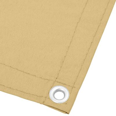 vidaXL Balkongskjerm sand 90x1000 cm 100% polyester oxford