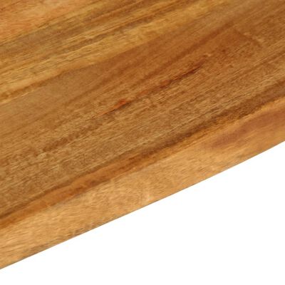 vidaXL Bordplate med naturlig kant 60x20x2,5 cm heltre mango