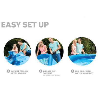 Intex Svømmebasseng Easy Set 244x61 cm PVC