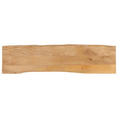 vidaXL Bordplate 180x40x3,8 cm naturlig kant heltre mango