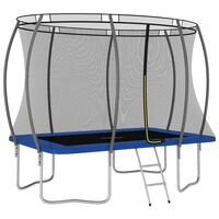 vidaXL Trampolinesett rektangulær 274x183x76 cm 150 kg