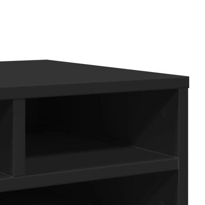 vidaXL Skriverbord svart 49x40x22,5 cm konstruert tre