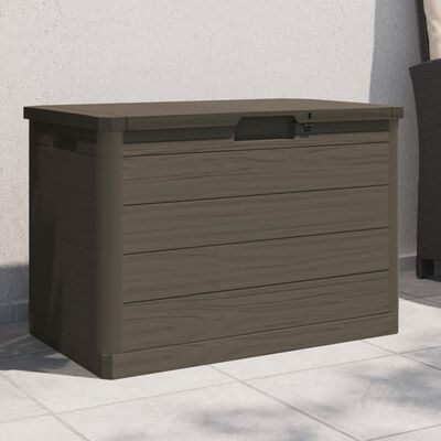 vidaXL Putekasse brun 77,5x44,5x53 cm polypropylen