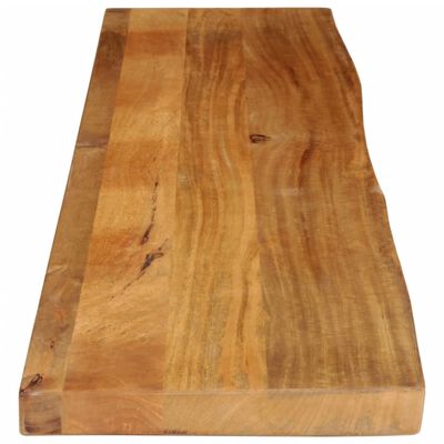 vidaXL Bordplate med naturlig kant 160x20x2,5 cm heltre mango