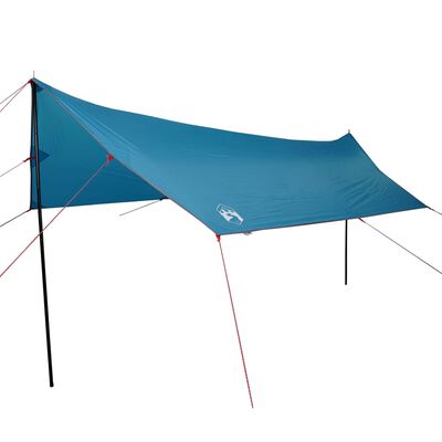 vidaXL Campingpresenning blå 460x305x210 cm vanntett