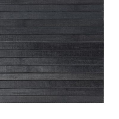 vidaXL Teppe rektangulær grå 60x400 cm bambus