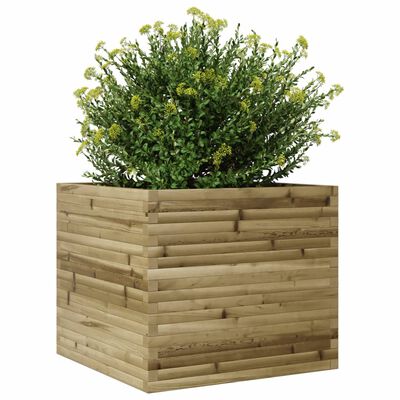 vidaXL Plantekasse 80x80x68,5 cm impregnert furu