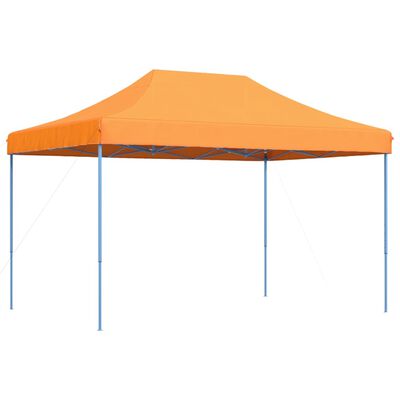 vidaXL Sammenleggbart partytelt pop-up oransje 410x279x315 cm