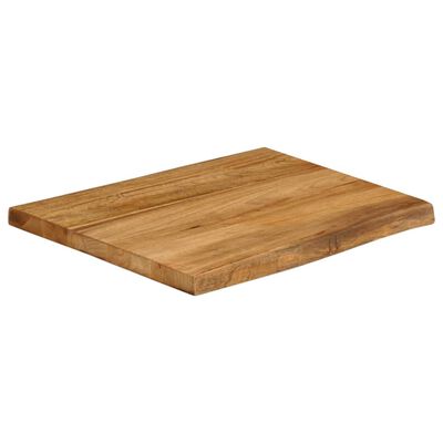 vidaXL Bordplate 60x60x3,8 cm naturlig kant heltre mango