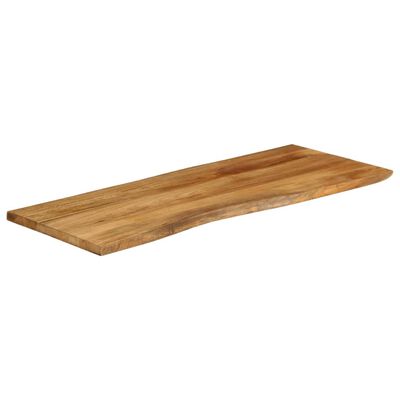 vidaXL Bordplate 140x60x3,8 cm naturlig kant heltre mango