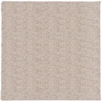 vidaXL Tykt teppe PAMPLONA høy luv moderne beige 120x120 cm