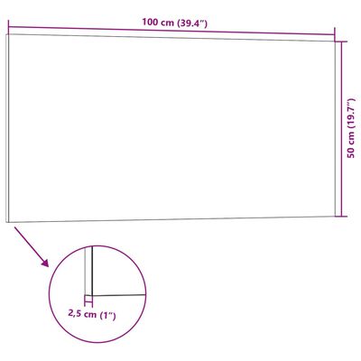 vidaXL 3D-veggpaneler 5 stk grå 100x50 cm EPS