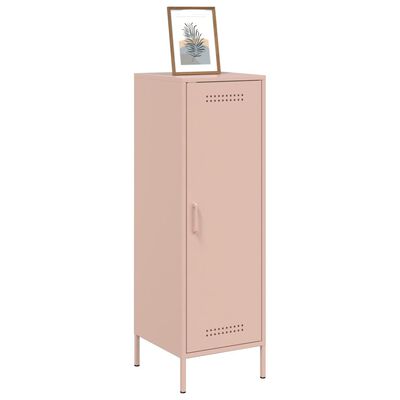 vidaXL Highboard rosa 36x39x113 cm stål