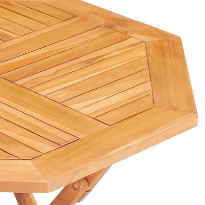 vidaXL Hagespisegruppe 5 deler heltre teak