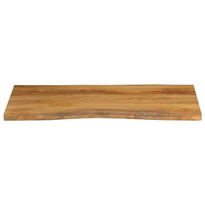 vidaXL Bordplate 120x60x3,8 cm naturlig kant heltre mango