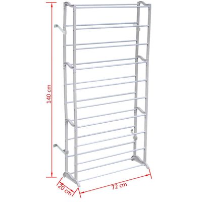 vidaXL Skohylle 10 etasjer