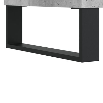 vidaXL Highboard betonggrå 69,5x31x115 cm konstruert tre