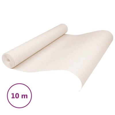 vidaXL Veggtapet 3D ensfarget beige 10x0,53 m ikke-vevd