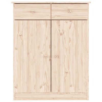 vidaXL Skoskap ALTA 77x35x96 cm heltre furu