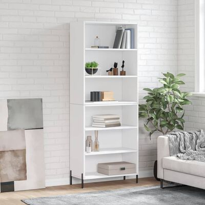 vidaXL Highboard hvit konstruert tre