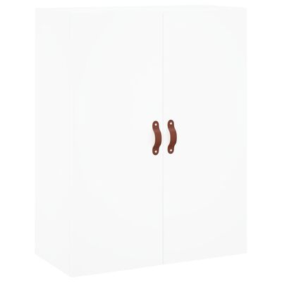 vidaXL Highboard hvit 69,5x34x180 cm konstruert tre