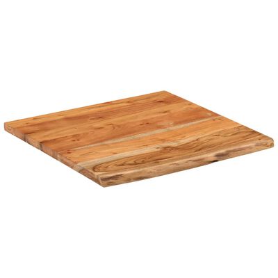 vidaXL Vegghylle 40x40x2,5 cm firkantet heltre akasie naturlig kant