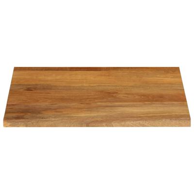 vidaXL Bordplate med naturlig kant 60x60x2,5 cm heltre mango