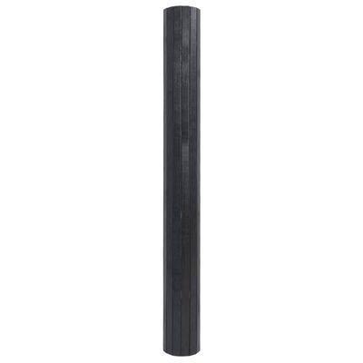 vidaXL Teppe rektangulær grå 100x300 cm bambus