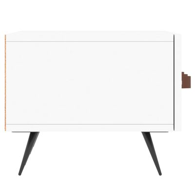 vidaXL TV-benk hvit 150x36x30 cm konstruert tre