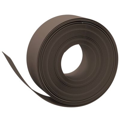 vidaXL Hagekant brun 10 m 20 cm polyetylen