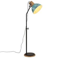 vidaXL Gulvlampe 25 W denimblå 30x30x100-150 cm E27