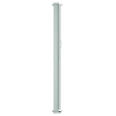 vidaXL Uttrekkbar sidemarkise 117x300 cm svart