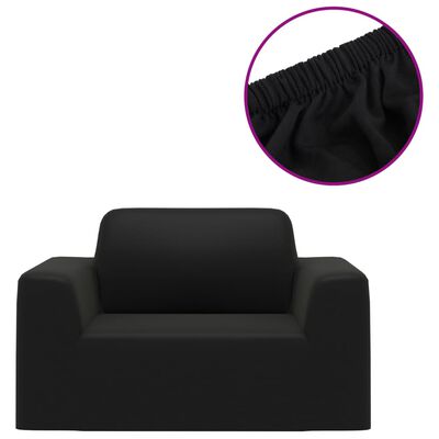 vidaXL Sofaovertrekk polyester svart