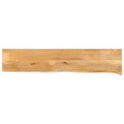 vidaXL Bordplate 140x40x3,8 cm naturlig kant heltre mango