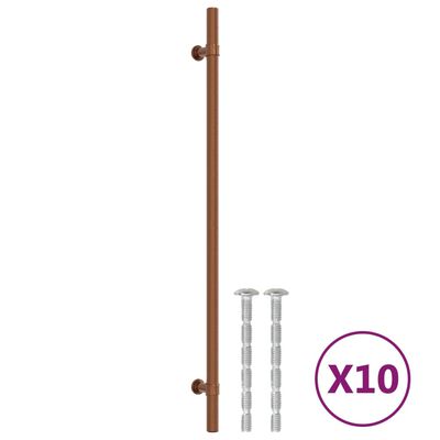 vidaXL Skaphåndtak 10 stk bronse 320 mm rustfritt stål